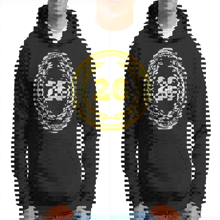 Vintage 26 Cumpleaños 26 Años Regalos Hombres 26 Cumpleaños Sudadera