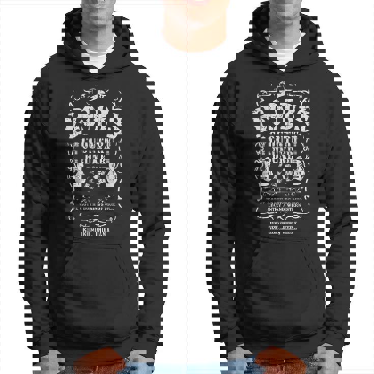 Vintage Bob's Country Bunker Nous Avons Les Deux Types De Musique Sweat à capuche