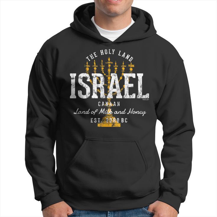 Vintage Style Retro Israel S Kapuzenpullover