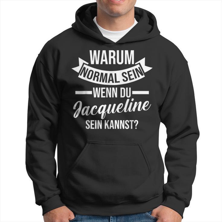 Vorname Jacqueline Kapuzenpullover