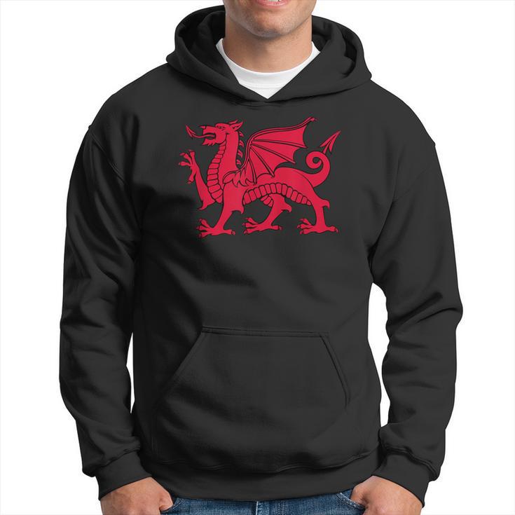 Walisischer Roter Drache Wales Flag Kapuzenpullover