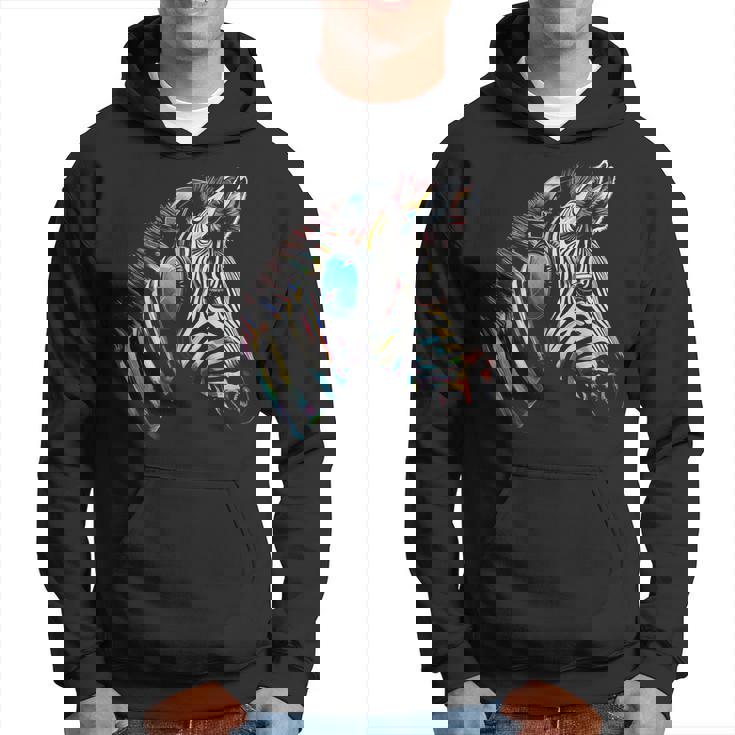 Zebra Casque D'art Musique Animal Motif Zèbre Sweat à capuche