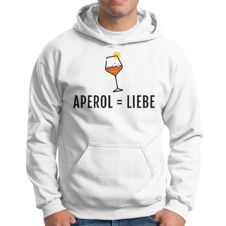 Aperol Spritz Gleich Liebe Fun Gray Kapuzenpullover