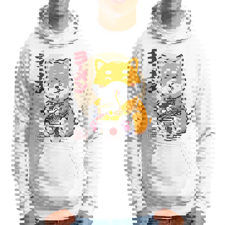 Camisa Shiba Inu Kawaii Anime Shiba Inu Ramen Japonés Sudadera