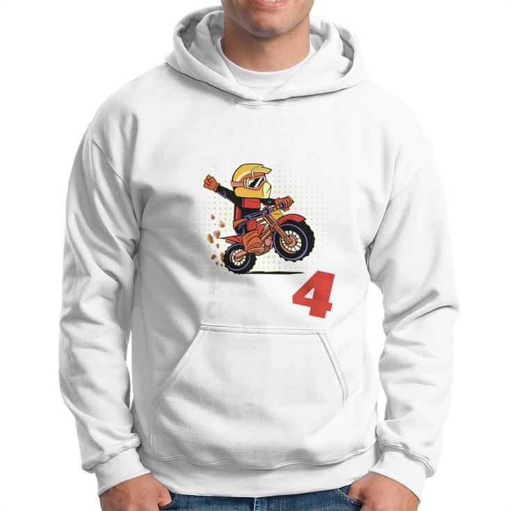 Children's 4Th Birthday Aus Dem Weg Ich Bin Schon 4 Jahre Motorcycle Kapuzenpullover