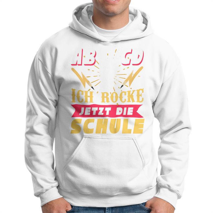 Children's Abcd Ich Rocke Jetzt Die Schule Rock Kapuzenpullover