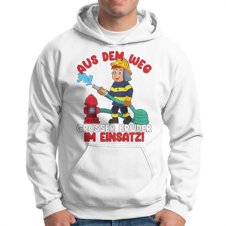 Children's Aus Dem Weg Grosser Bruder Im Einatz Fire Brigade German L Kapuzenpullover