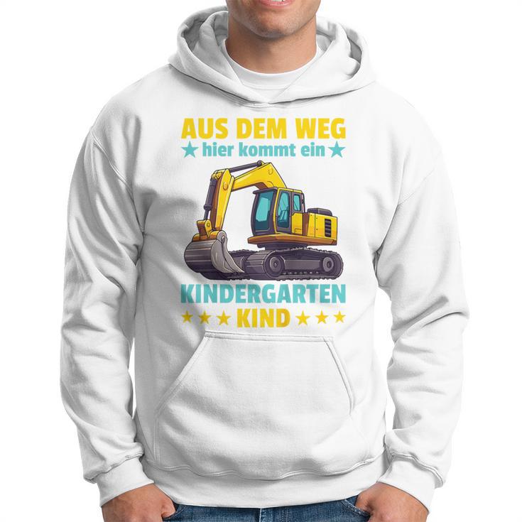 Children's Aus Dem Weg Hier Kommt Ein Kindergartenkind Digger Kapuzenpullover