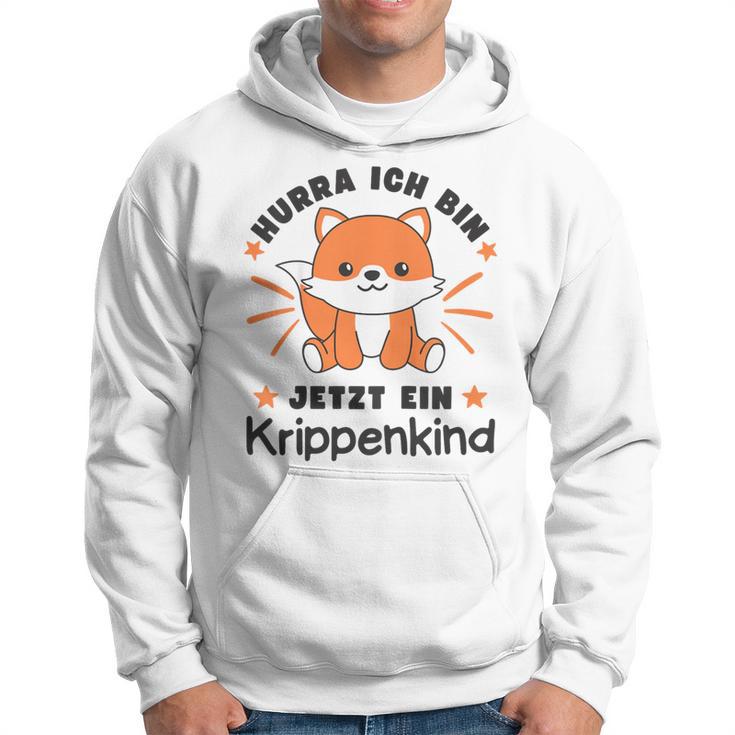 Children's With Hurra Ich Bin Jetzt Ein Krippenkind Fox Kapuzenpullover