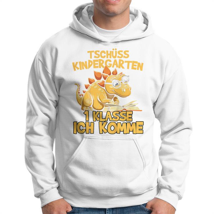 Children's Tschüss Kindergarten 1 Klasse Dino Dinosaur Kapuzenpullover