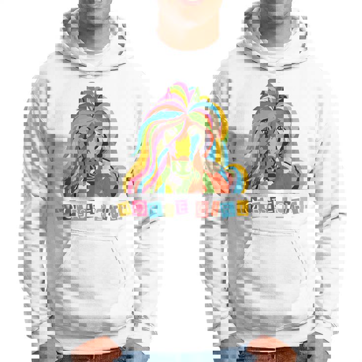 Colorido Diseño De Caballos Para Niñas Amantes De Los Caballos Sin Mangas Sudadera