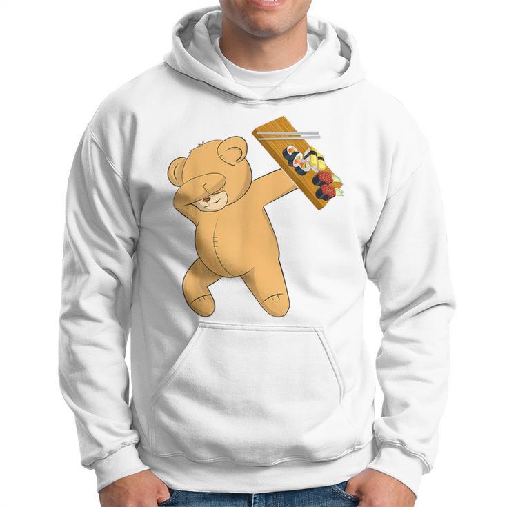 Dabbing Teddy Bear Sushi Rice Cooker Animal Hoodie - Monsterry