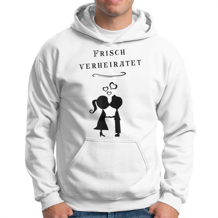 Frischerheiratet Wedding Marriage Honeymoon Marriage Kapuzenpullover