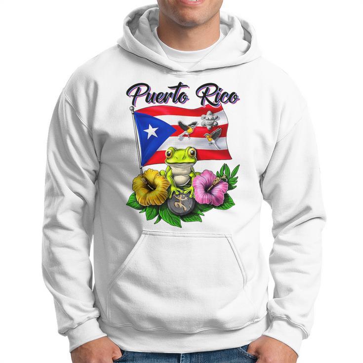 Maglietta Uomo Puerto Rico Boricua Coqui Frog Taino Sun Bandiera Portoricana 100% Cotone