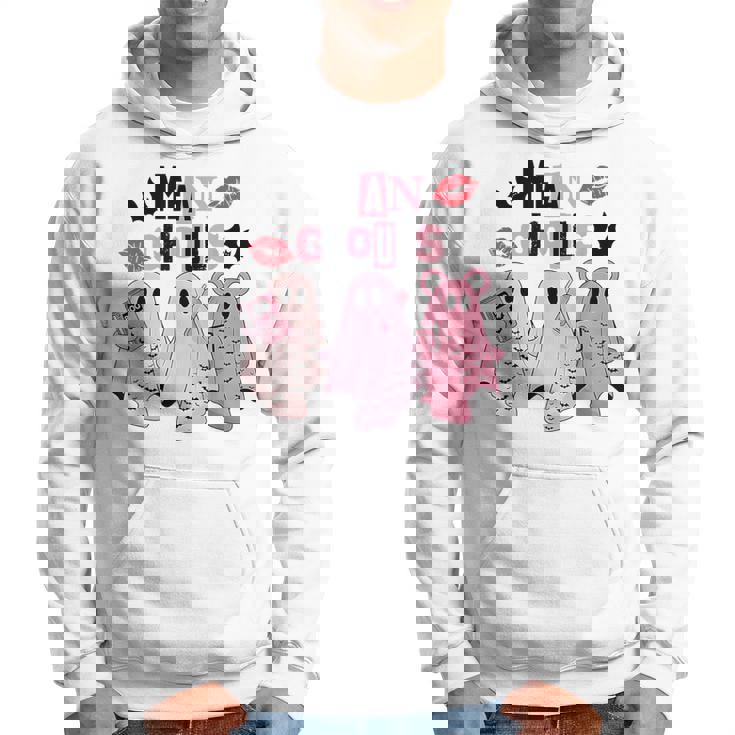 Mean Ghouls On October We Wear Pink Breast Cancer Hoodie