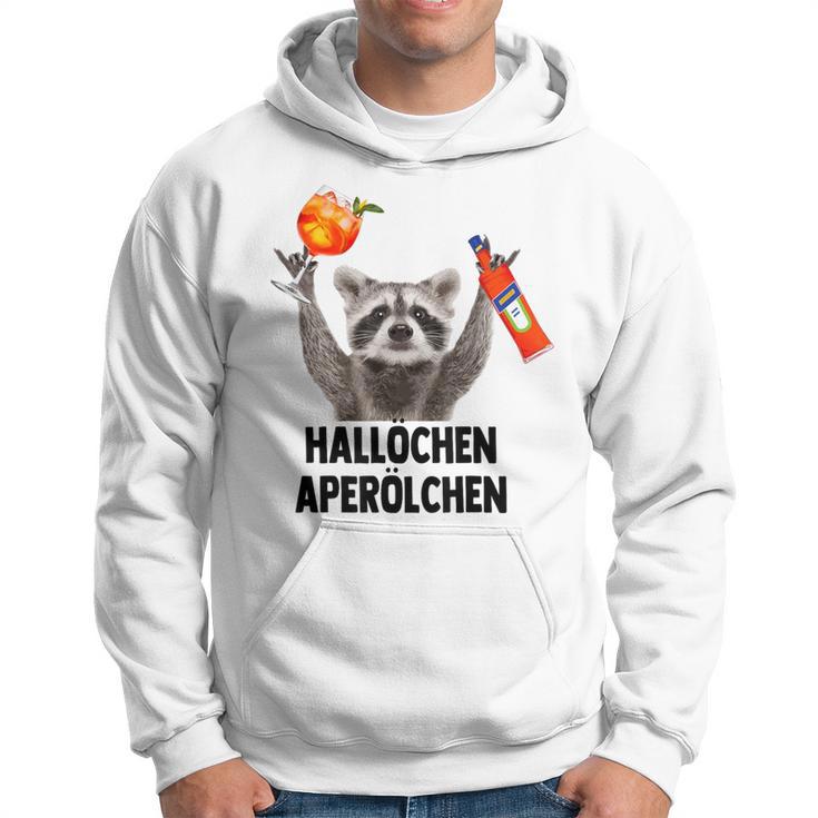 Hallochen Aperölchen X Raccoon Meme Racoon X Pedro Spritz Kapuzenpullover