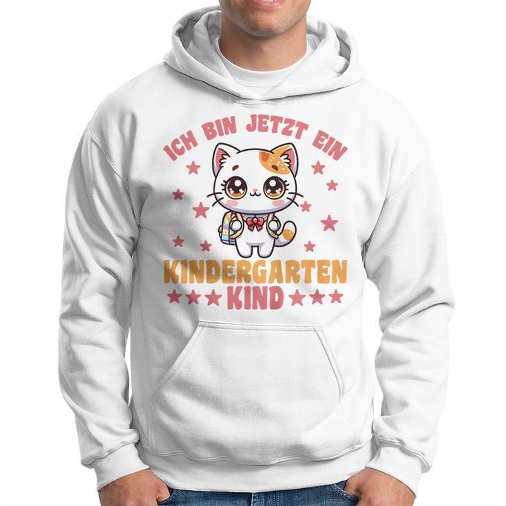 Kinder Ich Bin Jetzt Ein Kindergartenkind Kindergarten Cat German Kapuzenpullover