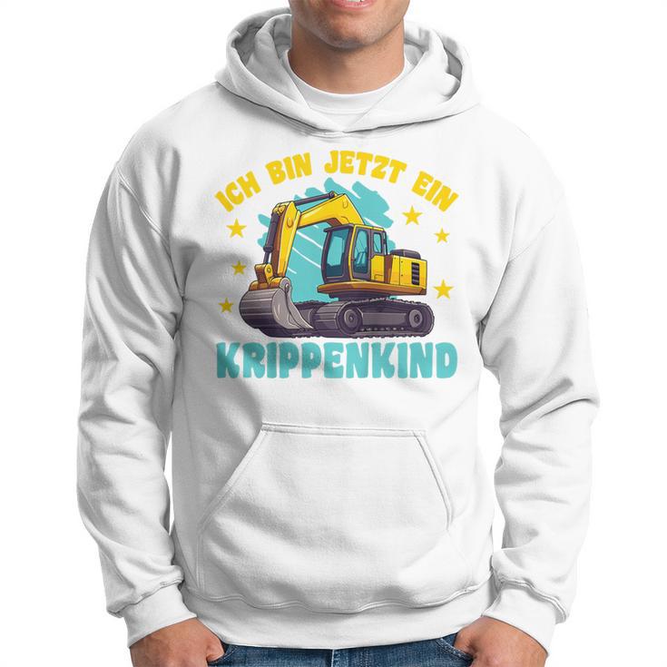 Kinder Ich Bin Jetzt Ein Krippenkind Kapuzenpullover