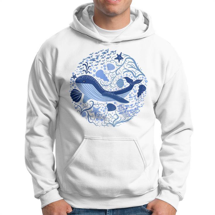 La Ballena Amante De Los Animales Amante De La Naturaleza Animal Marino Sin Mangas Sudadera