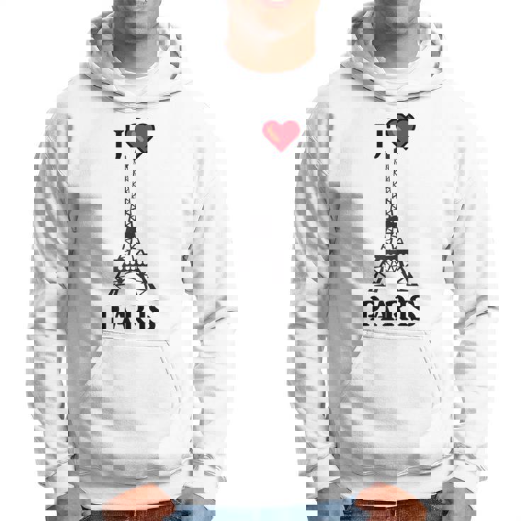 I Love Paris J'aime Paris France Tour Eiffel Sweat à capuche