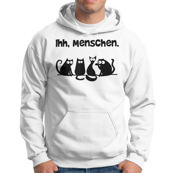 Her Menschen Cat Cat Motif Kapuzenpullover