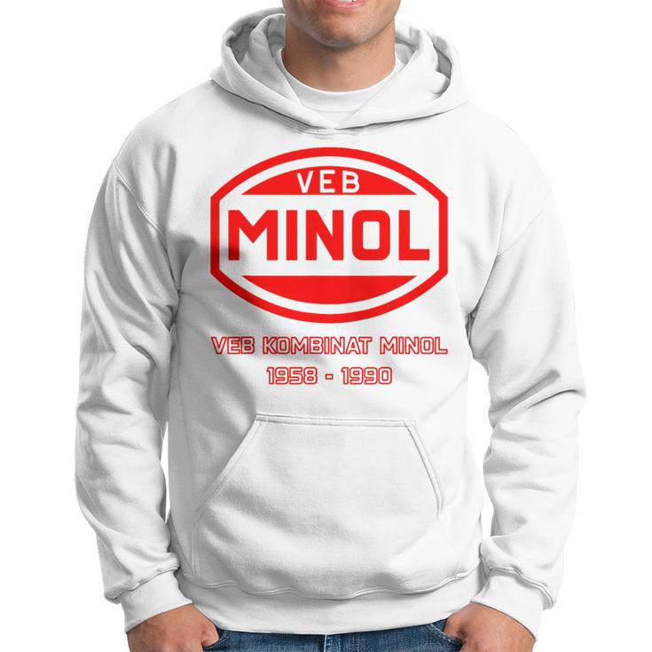 Minol -Ebolkseigener Betrieb Minol Yellow Kapuzenpullover