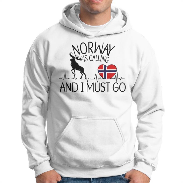 Norwegian Norwegian Ruft Und Ich Muss Los Gray Kapuzenpullover