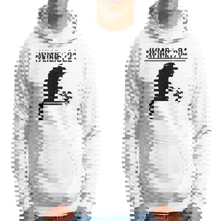 November 5 2024 Political Big Cat Small Elephant Hoodie