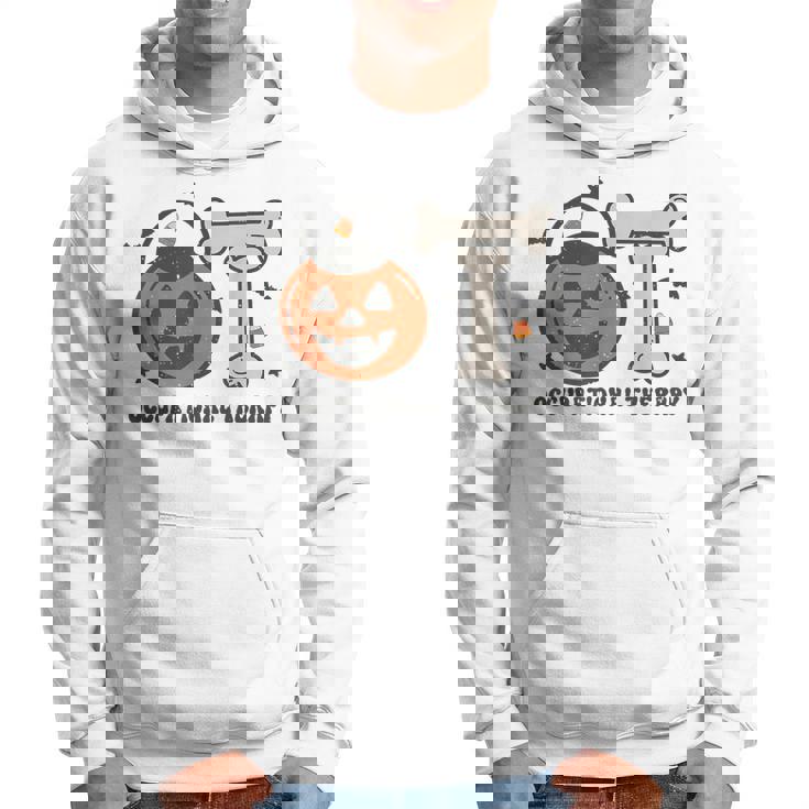 Occupational Therapy Pumpkin Bone Halloween Pediatric Ot Hoodie