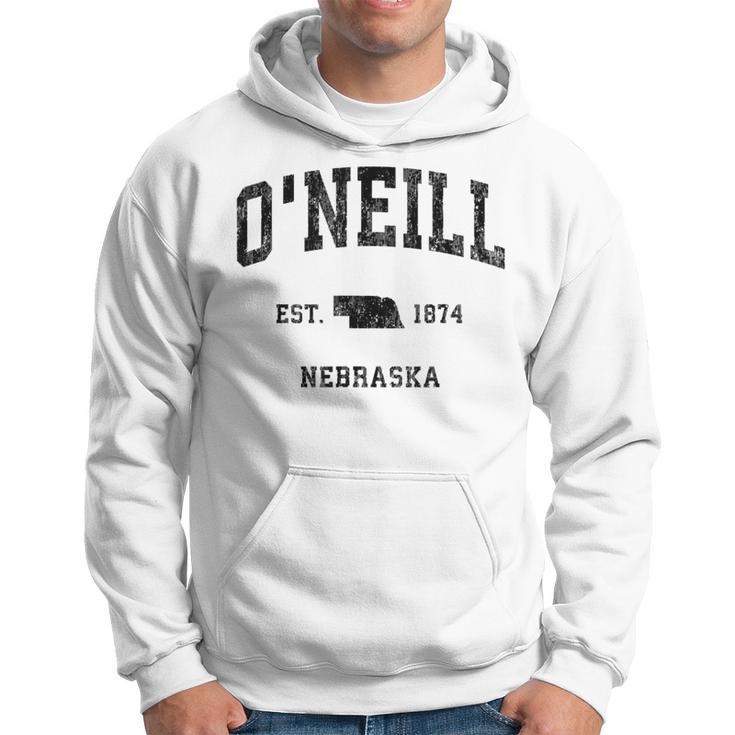 O'neill Nebraska Ne Sports intage Gray Kapuzenpullover