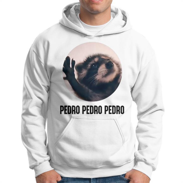 Pedro Pedro Raccoon X Meme Racoon Selfie Dance Kapuzenpullover