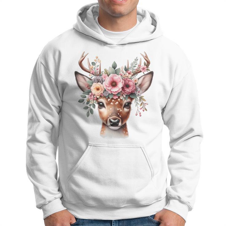 Reh Damen Reh Kostüm Kinder Carnival Reindeer Kapuzenpullover