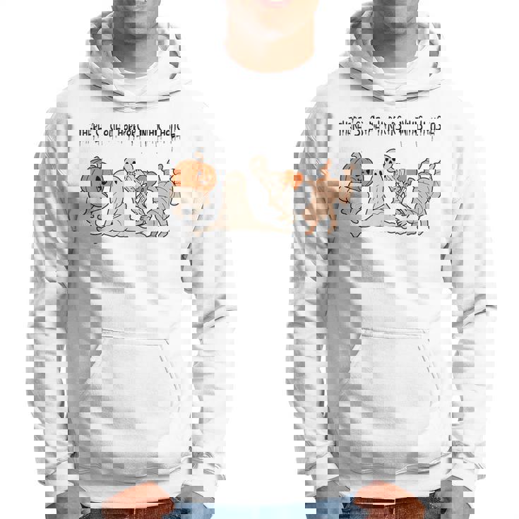 There's Some Horrors In This House Ghost Halloween Hoodie