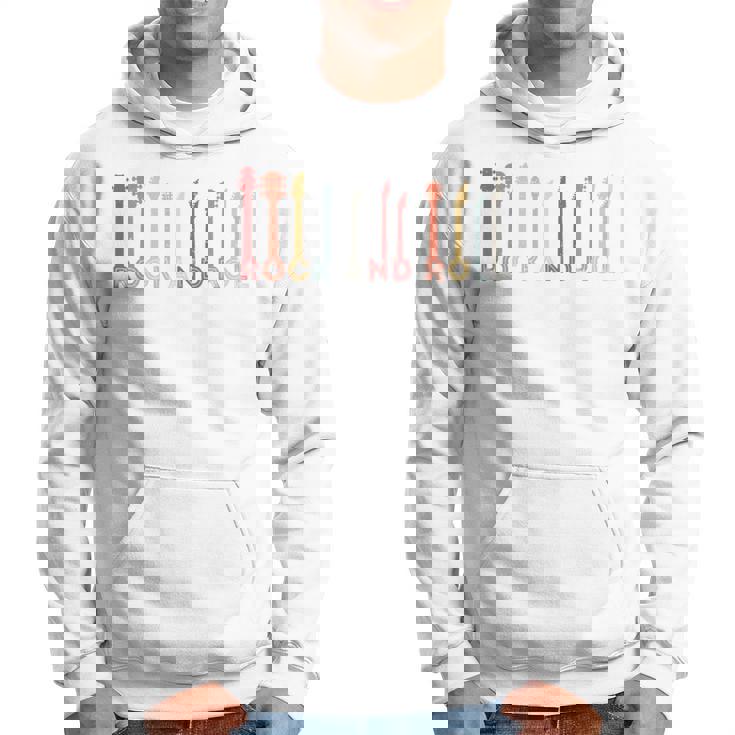 Rock And Roll Vintage Concert Band Rock Music Lover Hoodie