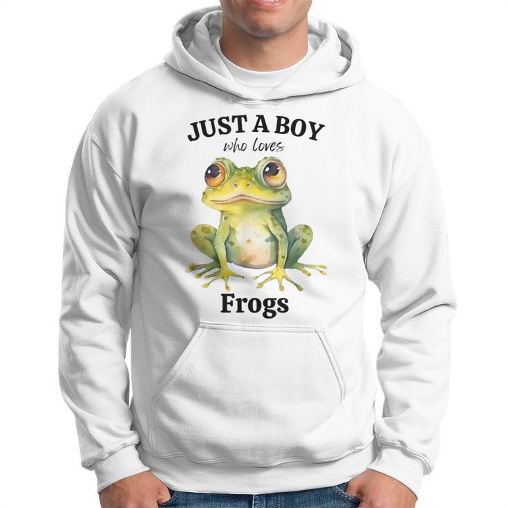 Solo Un Niño Que Ama Las Ranas Para Los Niños Que Aman Los Anfibios Sudadera