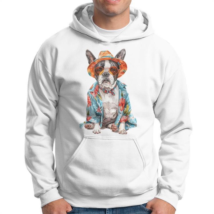 Summer Dog Boston Terrier Kapuzenpullover