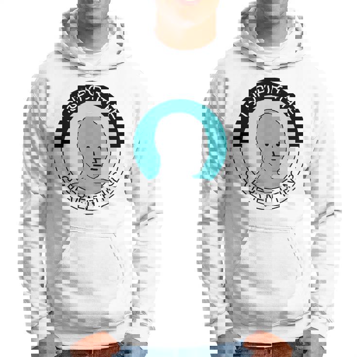 I Support The Current Thing Meme Felpa con cappuccio