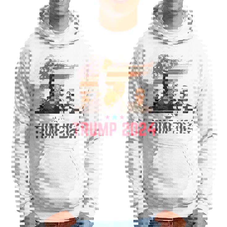 Trump 2024 Outlaw Hillbilly JDVance 2024 Donald Trump Hoodie