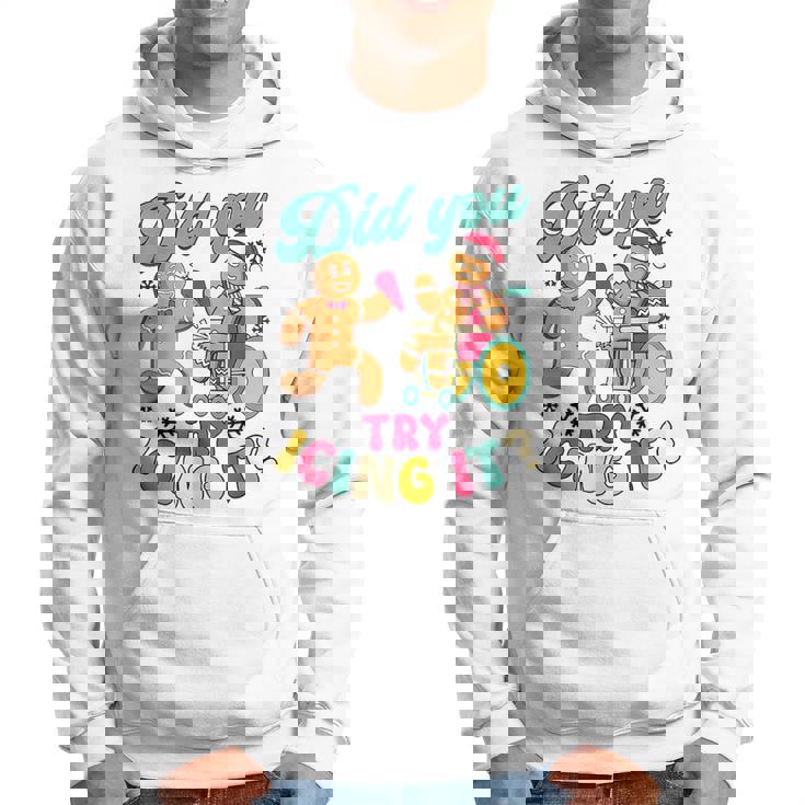 Did You Try Icing It Christmas Physical Therapy Gingerbread Hoodie