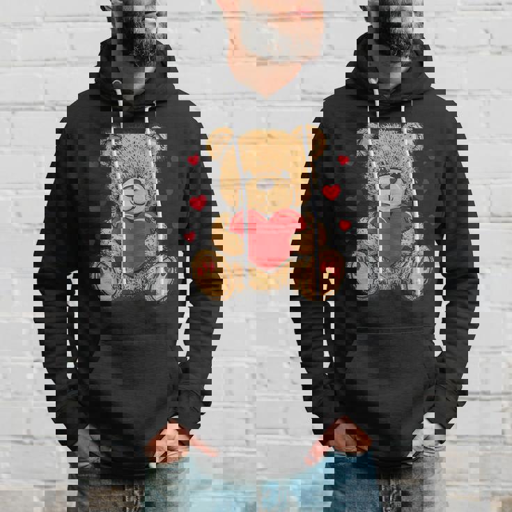 Adorable Osito De Peluche Con Corazón- Peluche De Amor Sin Mangas