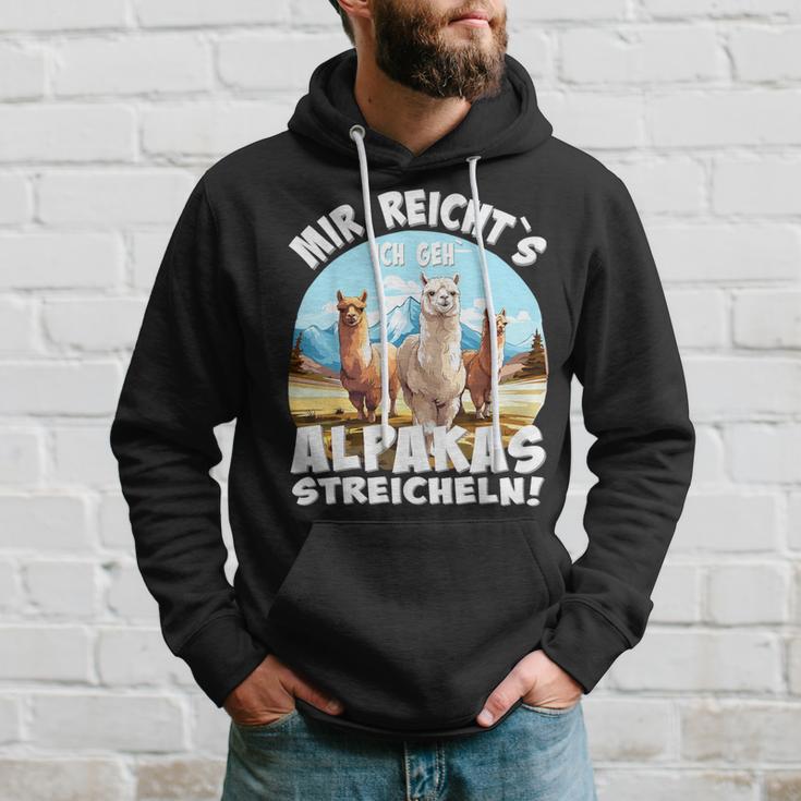 Alpaca And Lamas Mir Reichts Ich Geh Alpakas Streicheln Kapuzenpullover Geschenke für Ihn