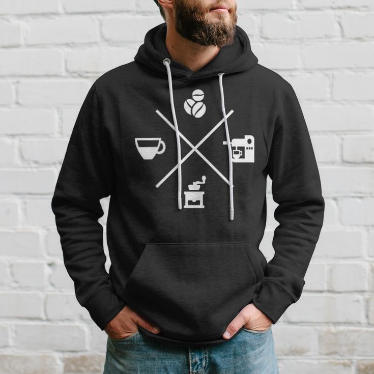 Barista Kaffee Espresso Cappuccino Kaffeemaschine Kapuzenpullover Geschenke für Ihn