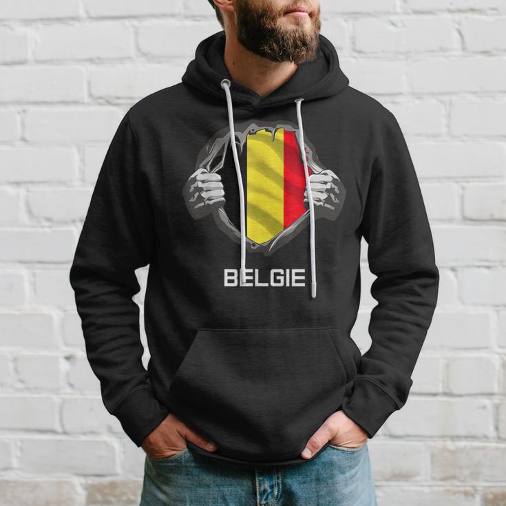 Belgium Belgie Flag Heart Fan Jersey Kapuzenpullover Geschenke für Ihn