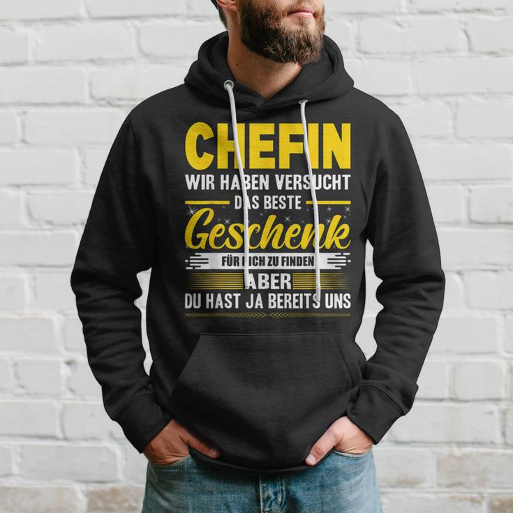 Beste Chefin Der Welt Arbeit Saying Du Hast Ja Bereits Uns S Kapuzenpullover Geschenke für Ihn