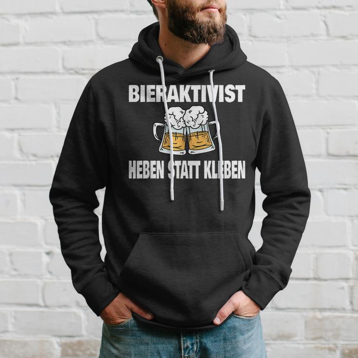 Bieraktivisten Heben Statt Kleben Witziges Party Kapuzenpullover Geschenke für Ihn