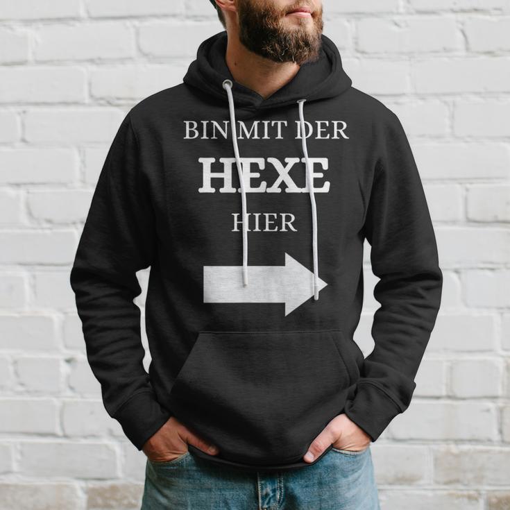 Bin Mit Der Hexe Hier Wizard Kapuzenpullover Geschenke für Ihn