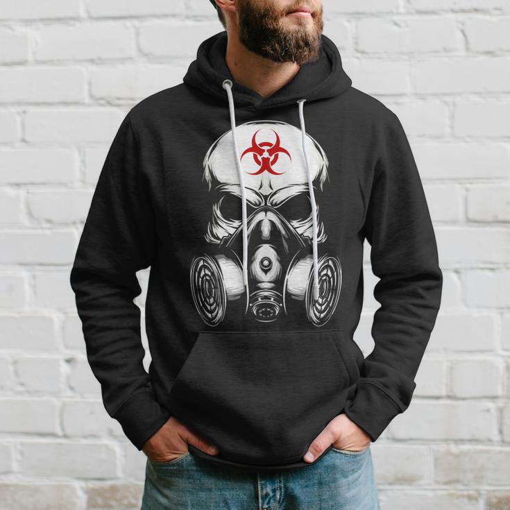 Biohazard Gas Mask Skull Kapuzenpullover Geschenke für Ihn