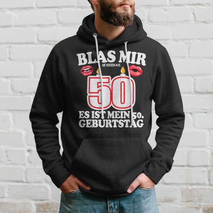 Blas Mir Die Kerzen Aus 50Th Birthday Man Kapuzenpullover Geschenke für Ihn