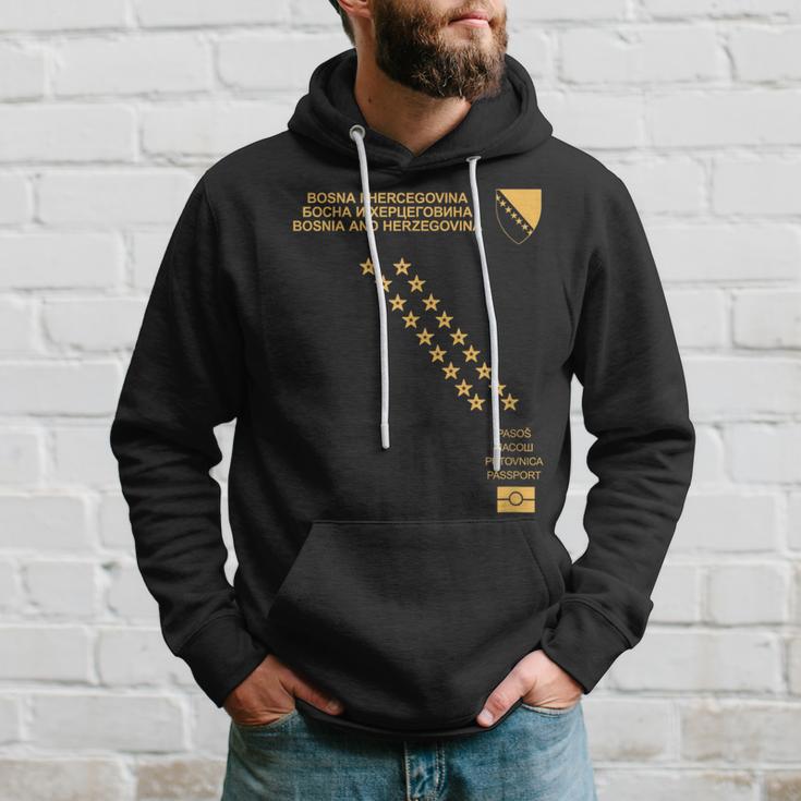 Bosnia Ljiljan Sfrj Bosna Flag Crest Kapuzenpullover Geschenke für Ihn