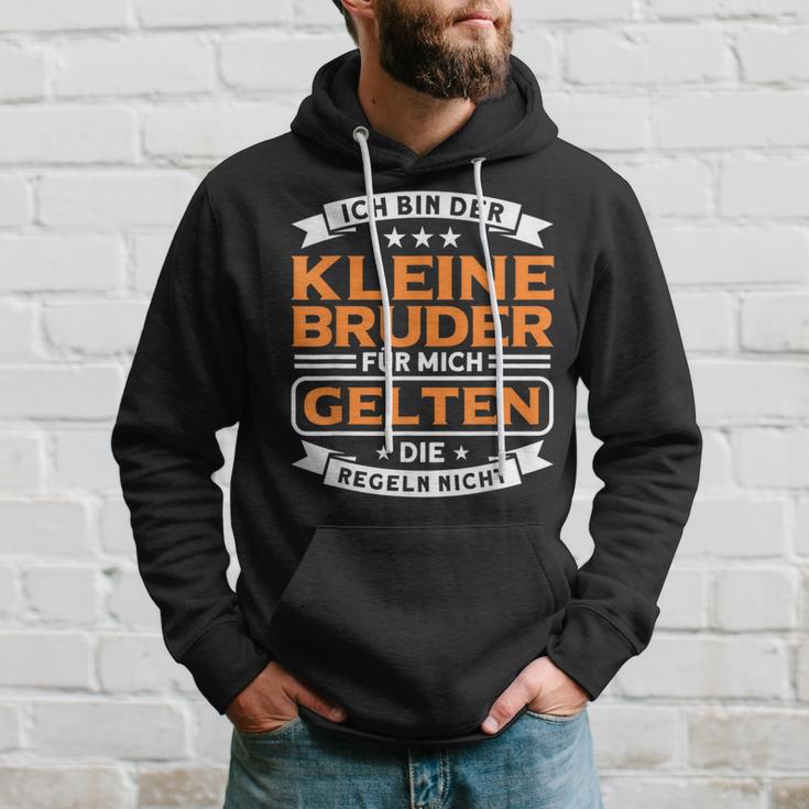 Bruder Für Mich Geln Die Regeln Nicht Kleiner Bruder German Lang Kapuzenpullover Geschenke für Ihn